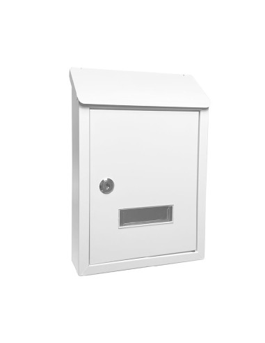 buzon de correo milena acero galv. blanco 30x21x7