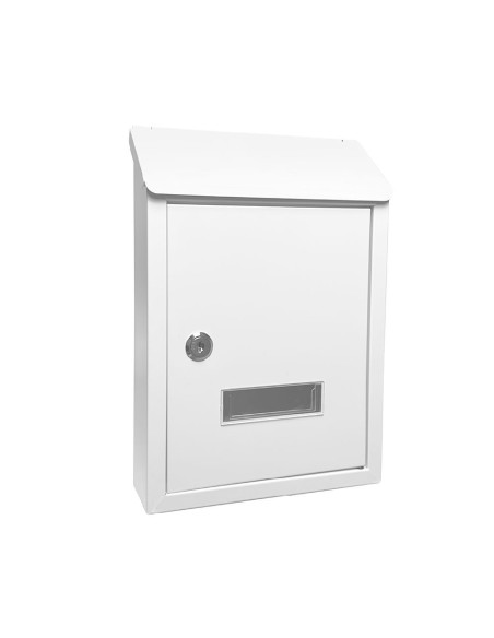 buzon de correo milena acero galv. blanco 30x21x7