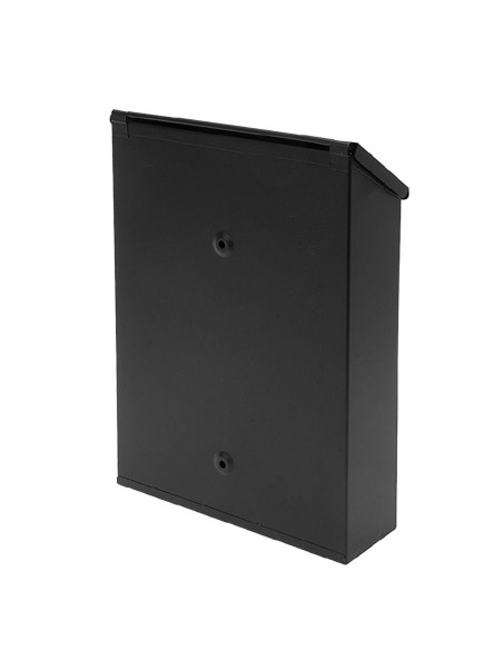 buzon de correo milena acero galv. negro84 30x21x7