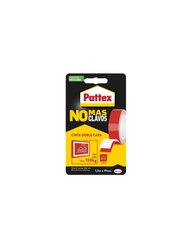 pattex no mas clavos cinta doble cara 1,5mx19mm