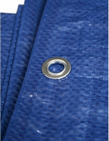 toldo reforzado multiusos azul 120gr 5 x 8 mts
