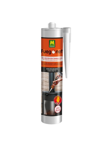 silicona refractaria 300ml  fuegonet massó