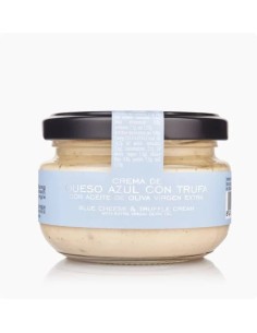 crema queso azul con trufa con aove