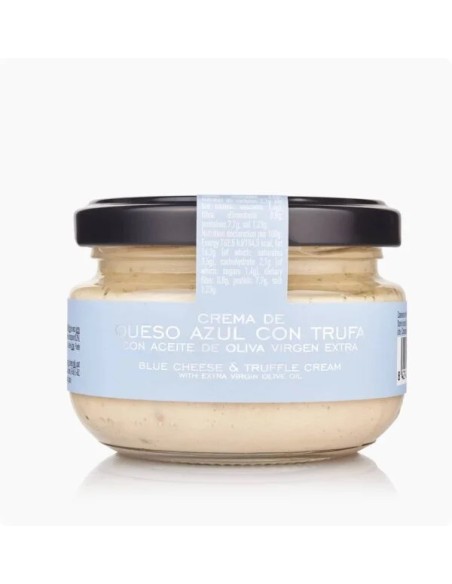 crema queso azul con trufa con aove