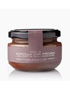 paté de morcilla con piñones aove la chinata