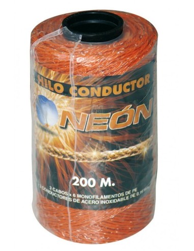 hilo conductor naranja neon 3 hilos 200m pa450