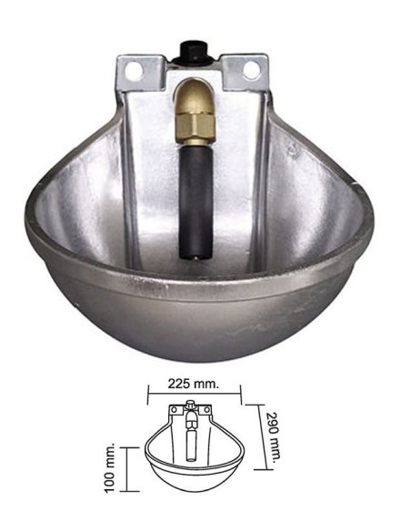 bebedero b4 aluminio pul c/a vacuno/caballar