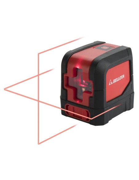 nivel laser cruz 20m bellota nivelacion luz roja