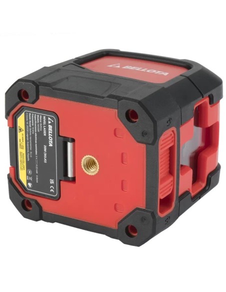 nivel laser cruz 20m bellota nivelacion luz roja