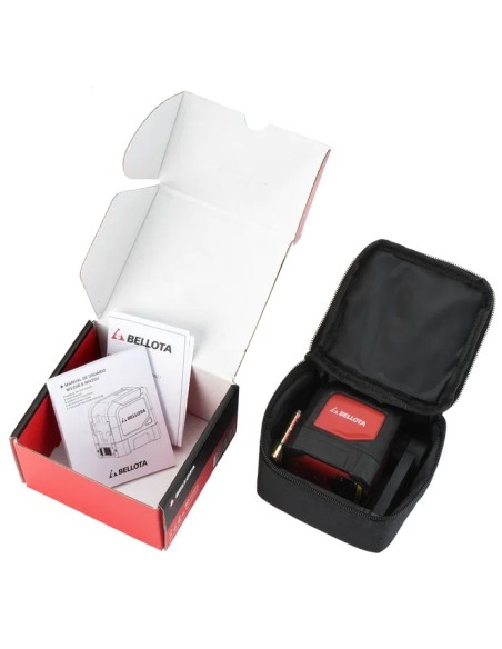 nivel laser cruz 20m bellota nivelacion luz roja