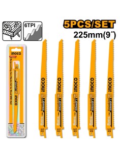 blister 5 sierras sable madera 1044 ingco