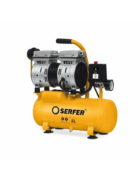 compresor silencioso 6l s3627 serfer