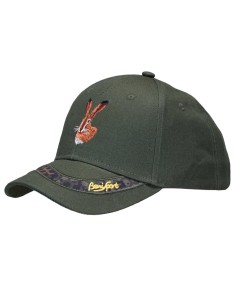 gorra 6 paneles bordado liebre - regulable
