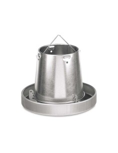 tolva metal colgante para aves 5 kg