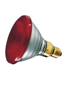 bombilla reforzada philips 175w. roja