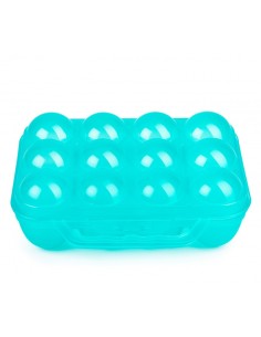 huevera plastico con asa turquesa translucida 2