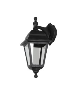 aplique exterior albahaca 1xe27 negro 35x15x19,7cm