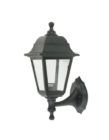 aplique exterior albahaca 1xe27 negro 35x15x19,7cm