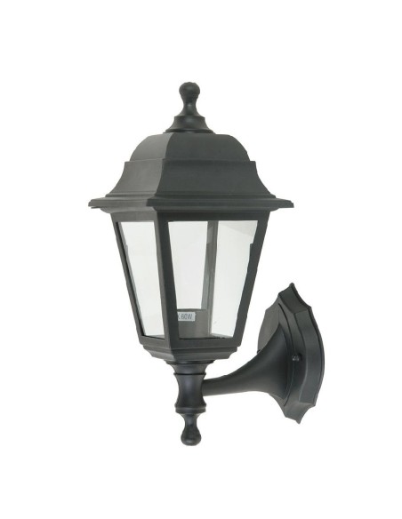 aplique exterior albahaca 1xe27 negro 35x15x19,7cm