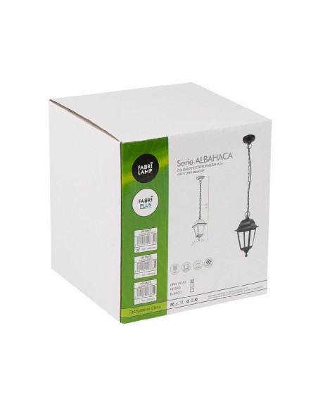 colgante exterior albahaca negro regx x 15x15cm