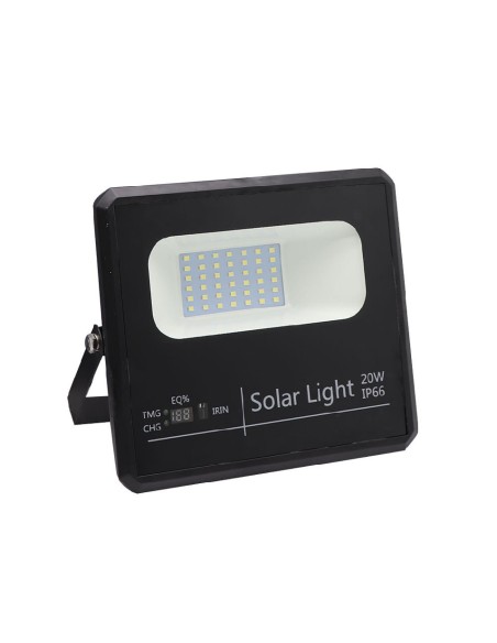 proyector solar malaquita 20w 6500k negro 1800lm