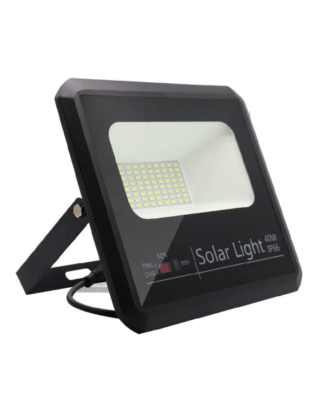 proyector solar malaquita 40w 6500k negro 3600lm