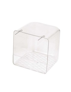 bañera transparente pajaros