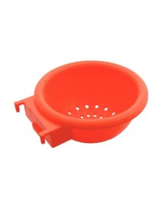nido plastico con gancho naranja