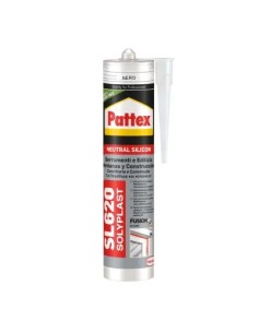 pattex silicona neutra 620 negro ral 9004 300ml