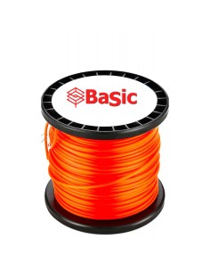 hilo nylon 6,00mm 62m redondo bobina naranja