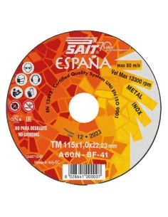 disco corte planet-tm a60n 115x1x 22.2 esp. bf-41