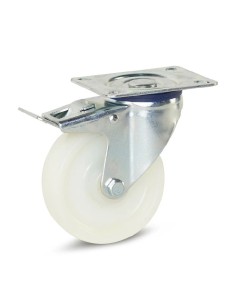 rueda c/pletina y freno mod 2550 - 100x32