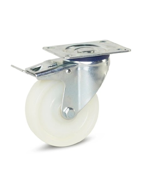 rueda c/pletina y freno mod 2550 - 100x32