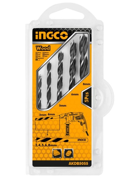 juego brocas 5 pcs madera ref 0287 juego brocas 5 pcs madera ref 0287