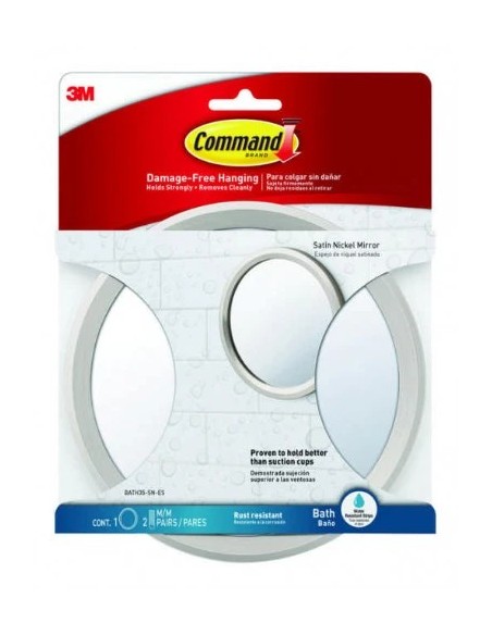 3m baño espejo antiempañamiento diam.17cm