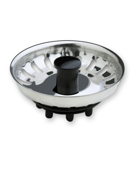 filtro cesto fregadera guia acero inox 80mm