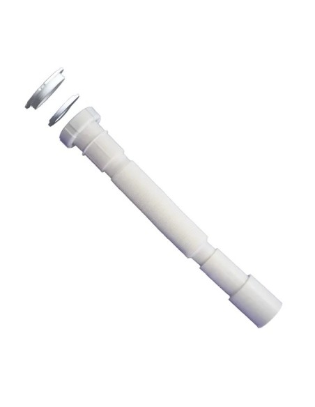 sifon extensifle 1"1/4 - 1"1/2 x 32/40 blanco