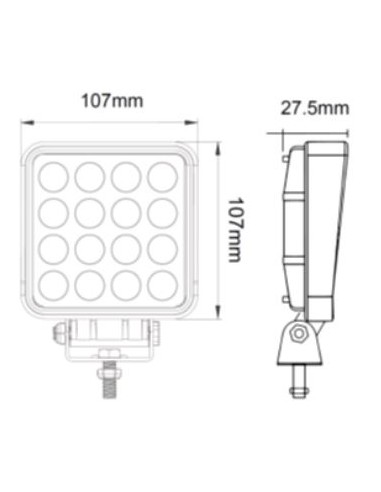 faro de trabajo 2016lm homologad m.atras r23 y r10