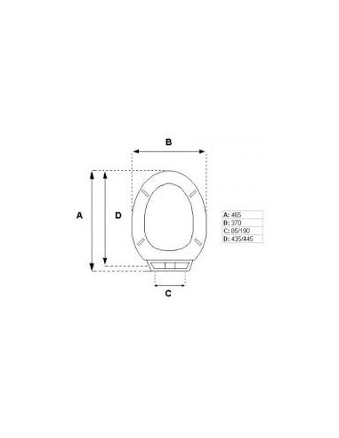 tapa inodoro mod continental