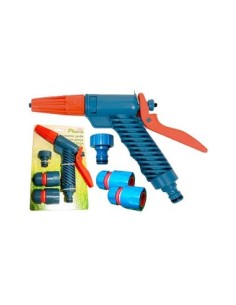 pluvia kit pistola+conexion+adaptador 1/2-3/4