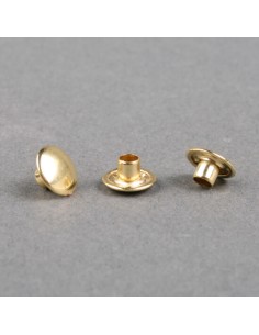 remaches dorado niquelado 9 x 9 curtidos