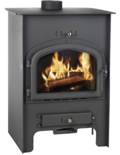 estufa leña hogar modelo oslo 400 theca