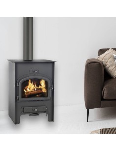 estufa leña hogar modelo oslo 400 theca 2