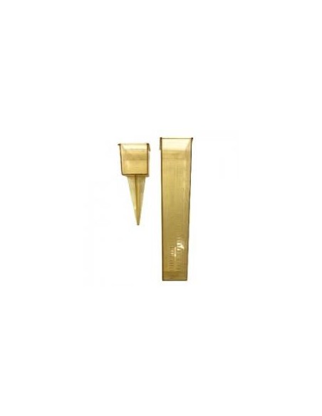 pluviometro pincho pluvia amarillo 120l 12cm