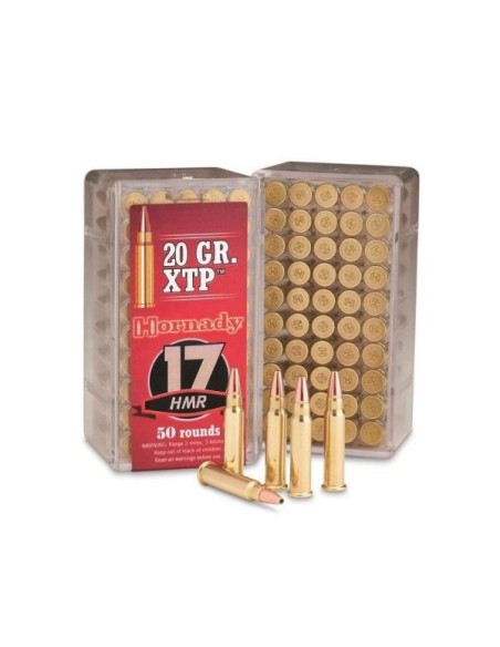 hornady varmint 17hmr 20gr xtp ( 50 unid )