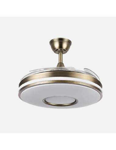 ventilador dani 59w 6980lm cuero 4 aspas 107d