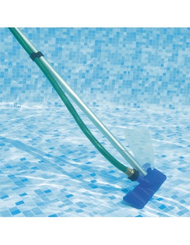 piscinas kit limpiafondos + recogehojas portatil