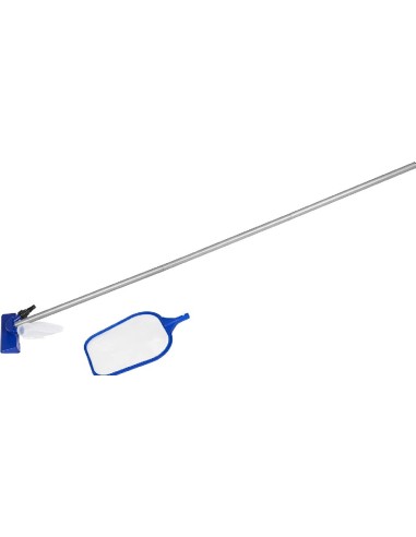 piscinas kit limpiafondos + recogehojas portatil