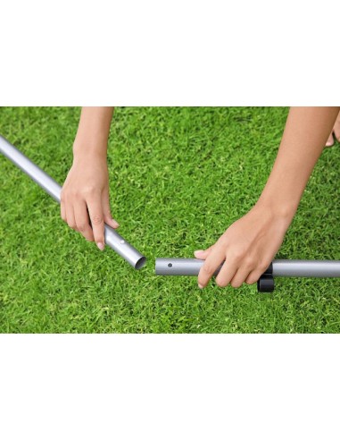 piscinas kit limpiafondos + recogehojas portatil