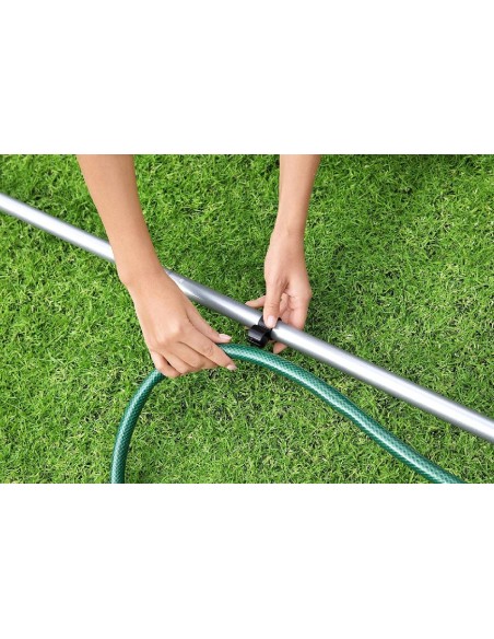 piscinas kit limpiafondos + recogehojas portatil